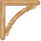 Ekena Millwork Thorton Arts and Crafts Rough Sawn Bracket w/ Offset Brace, Western Red Cedar, 8"W x 46"D x 46"H BKT0806X46X46THR03RWR - alternate 4